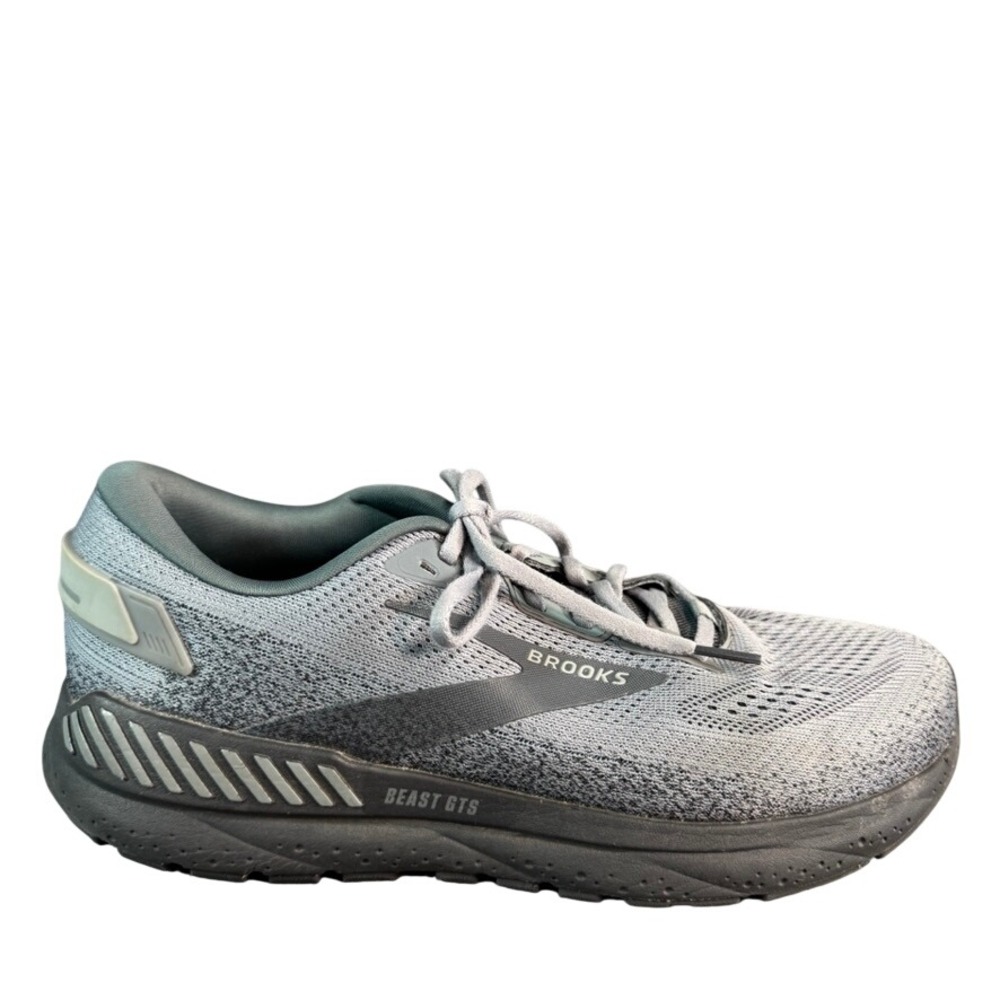 Brooks Beast GTS 23 Mens Running Shoes Grey Stability Sneakers 1104051 M10.5